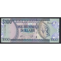 Guyana,100 dollars 2009 UNC