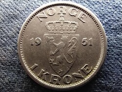 Norvégia VII. Haakon (1905-1957) 1 Korona 1951