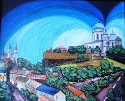 Tóth Julianna Esztergom saját alkotás olaj, vászon, 40x50