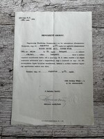 Mentesítő okirat 1944.zsidókra vonatkozó…vitéz Sztójay Döme,judeika.