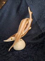 Hollóházi halas figura