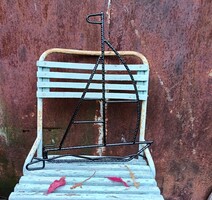 Balatoni vitorlás sziluett-falidísz