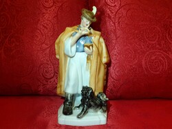 Herendi juhász pulival figura