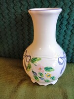 Antik régi kézzel festett Herendi porcelán váza
