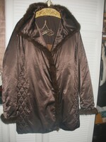 Nerc prémes csokibarna télikabát, eredeti Junge