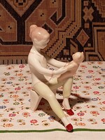 AQUINCUM PORCELÁN MACIVAL JÁTSZÓ KISLÁNY (G34)