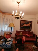 Szecessziós lámpa bronz