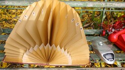 Régi karton előrendező könyv mappa