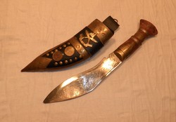 Gurkha kukri. Kés, bicska, tőr, borotva.