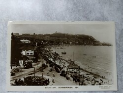 Anglia, South Bay, Scarborough, tengerpart, fürdőzők, 1927