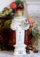 Prague baby Jesus fine porcelain statue