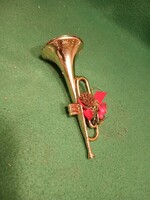 Régi trombita karácsonyfadísz