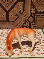ART DECO HOLLÓHÁZI PORCELÁN VIZSLA (G34)