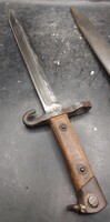 I.világháborús osztrák magyar KUK Mannlicher M95 altiszti bajonett,23cm penge.4132b