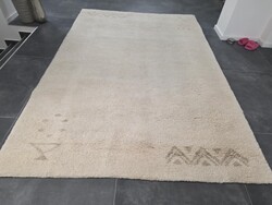 Nomád berber kézi csomózású 200x290 extra vastag, süppedős gyapjú szőnyeg MZ474