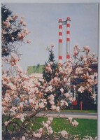 Paksi Atomerőmű Rt. postatiszta képeslap 2005 ( 3-4 blokk kéményei ) .