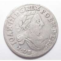 Lengyelország,Sobieski János 6 garas 1683 TLB - Bydgoszcz F ezüst 3.300g