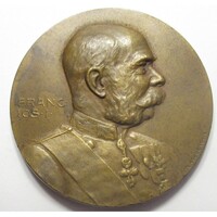 Ausztria,R. Neuberger & Arnold Hartig: Ferenc József - Első világháborús patrióta érem zsákmányolt h