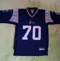 M-es vintage Reebok Scottish Playmores NFL Tour amerikai foci mez