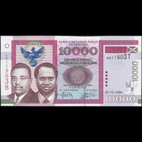Burundi 10000 Francs 2004 P-43a UNC