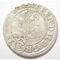 Ausztria,II. Ferdinánd 3 krajcár 1628 HR - Breslau - Szilézia F ezüst 1.43g