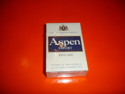 ASPEN  RETRO KEMÉNY DOBOZOS CIGARETTA BONTATLAN ÚJ RITKA