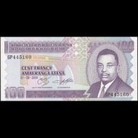 Burundi 100 Francs 2001 P-37c UNC