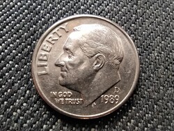 USA Roosevelt 1 dime 1989 D