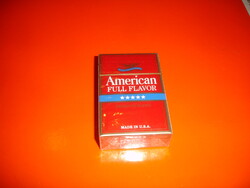 AMERICAN FULL FLAVOR  RETRO KEMÉNY DOBOZOS CIGARETTA BONTATLAN ÚJ RITKA