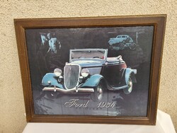 Vintage stílusú falikép_Ford 1934_Oldsmobile