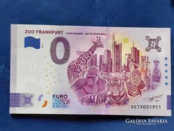 NÉMETORSZÁG 0 EURO 2024 ZSIRÁF ZEBRA SZURIKÁTA TIGRIS GORILLA! RITKA EMLÉK PAPÍRPÉNZ! UNC!