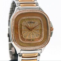 Geovani egy gyönyörű és különleges svájci óra 232 db valódi fehér gyémánttal díszítve