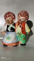 Antik porcelán sünipár sün parfüm lámpa illatlámpa aromalámpa TV lámpa