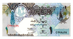 Katar 1 Riál Bankjegy 2003 P20 UNC