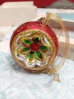 Vintage nagy Reflektoros üveg dísz