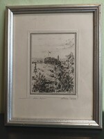 Mikus Jànos rézkarc