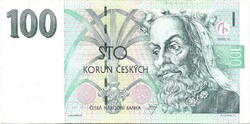 100 korun korona 1997 Csehország Cseh Köztársaság Gyönyörű 1.