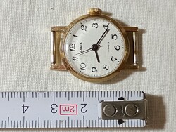 Óra karóra 048 - ZARIA 21 köves mechanikus felhúzós retro 23mm aranyozott működik ZARJA