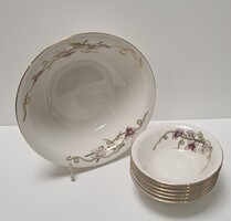 Zsolnay Tavasz mintás 6 személyes Kompótos készlet #2207