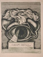 Balla Margit (1947-) : Michelangelo rézkarc