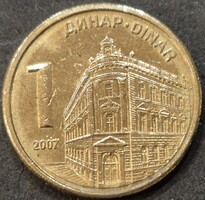 Szerbia 1 Dinár, 2007.
