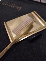 Morzsa lapát + seprű / sárgaréz