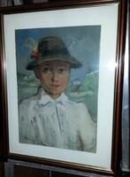 Jancsek Antal, olajportré