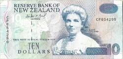 10 dollár 1992 Új Zéland D.T.Brash