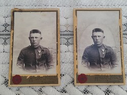 2 Rare Sarajevo Military Photos on Hard Card