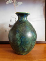 Mid century Tófej váza 24 cm - ritka szín és forma