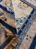 Csodás régi kínai Peking szőnyeg