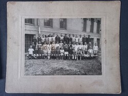 Régi iskolai osztálykép vsz. budai iskola, Budapest, 1930-as évek – Kaukál Nándor fotója