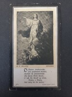 Halotti emlékkép – B.E.Murillo, Sopron, 1933 Magyar Férfiak Mária Kongregációjának tagja emlékére