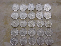 MAGYAR NÉPKÖZTÁRSASÁG 1981-1990 BP 10 FILLÉR 25 DB !!!!